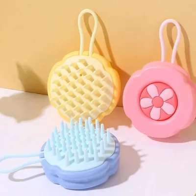 Soft Silicone Hair Scalp Massage Brush (1 Pc)